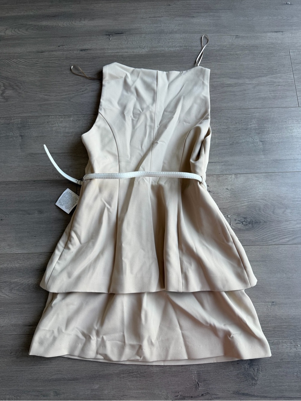 NWT Zara belted mini dress - size large - Picture 4 of 4
